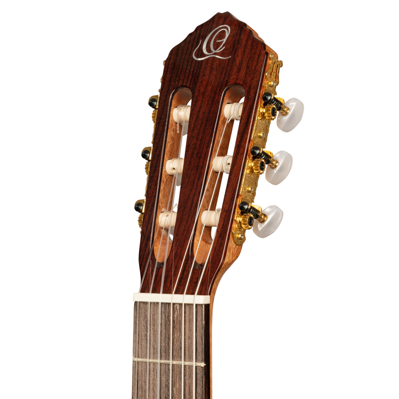 Ortega R20GWN-L, Zeder massiv / Walnuss, lefty, made in Spain